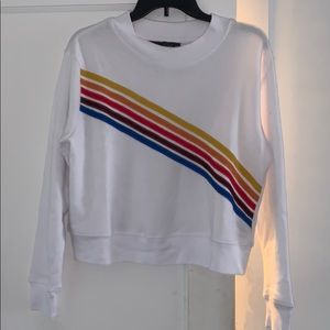 cropped sweatshirt